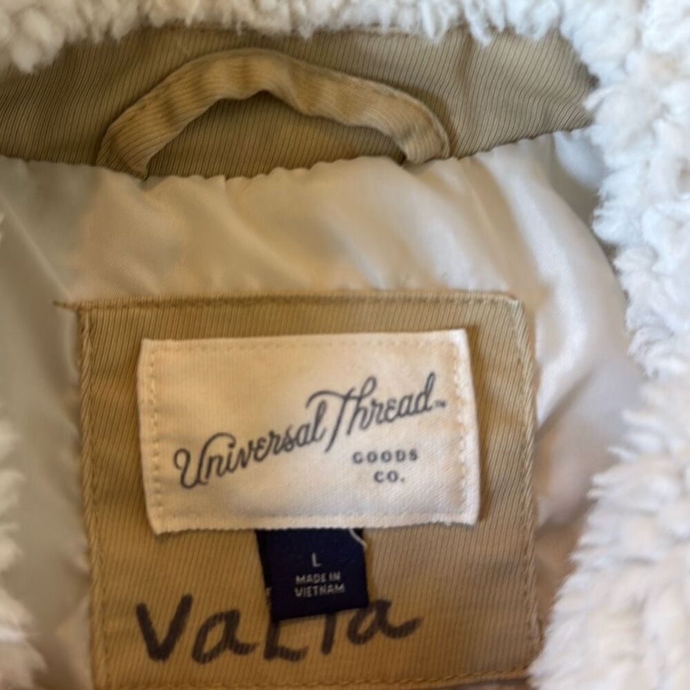 Universal Thread Sherpa snap front fleece jacket large - Picture 4 of 8